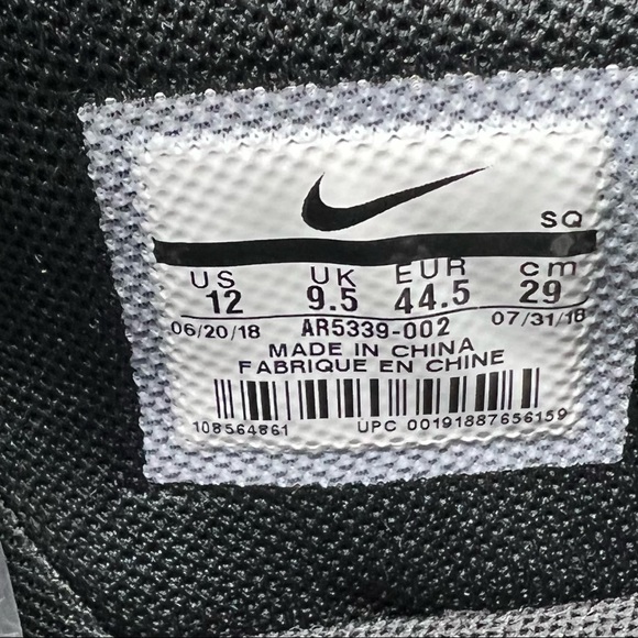 Nike Air Force 1 Sage Low Sneakers in Black White - Picture 7 of 7